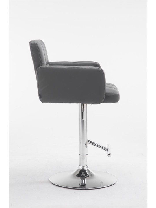 Baarijakkara Los Angeles keinonahka C, harmaa