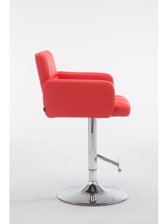 Baarijakkara Los Angeles keinonahka C, punainen