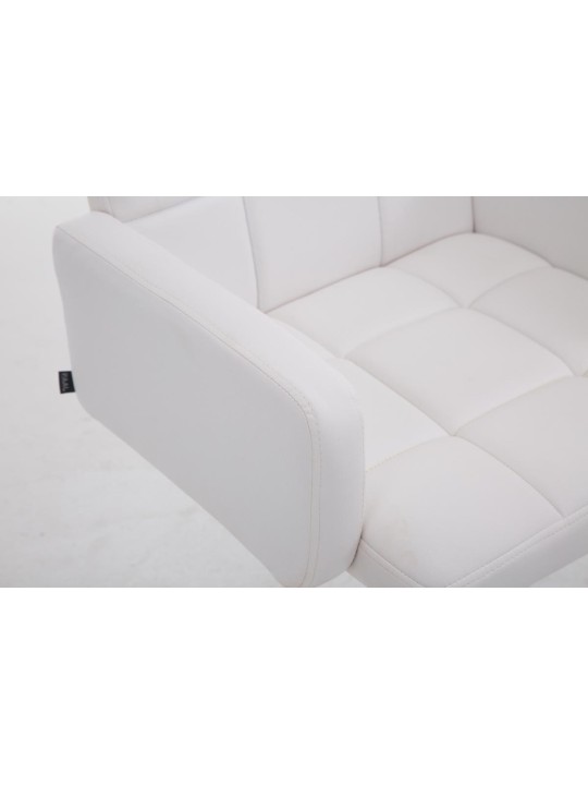 Baarijakkara Los Angeles keinonahka C, valkoinen