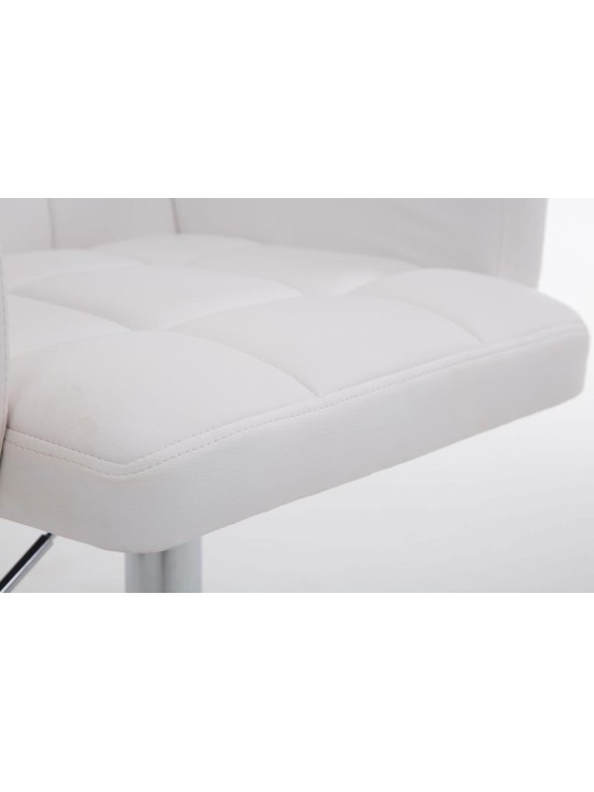 Baarijakkara Los Angeles keinonahka C, valkoinen