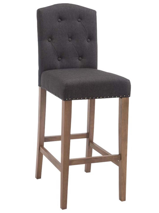 Baarijakkara Louise-kankainen antiikki-kevyt, tummanharmaa