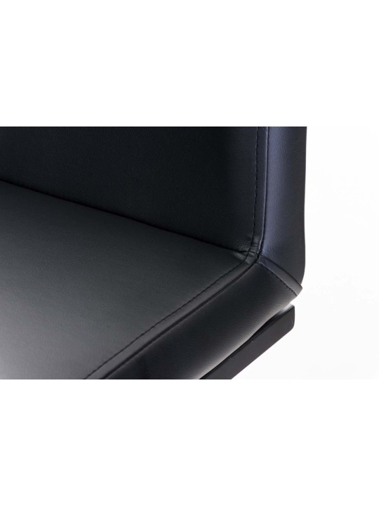 Baarijakkara Panama B keinonahka, musta