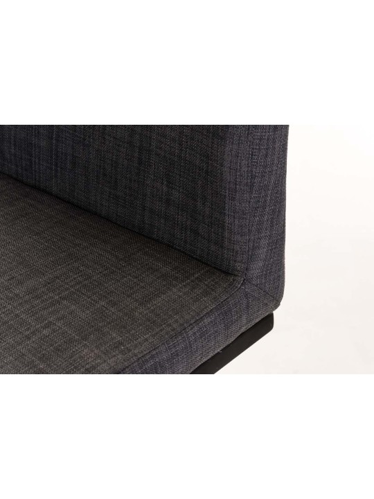 Baarijakkara Panama B kangas, tummanharmaa