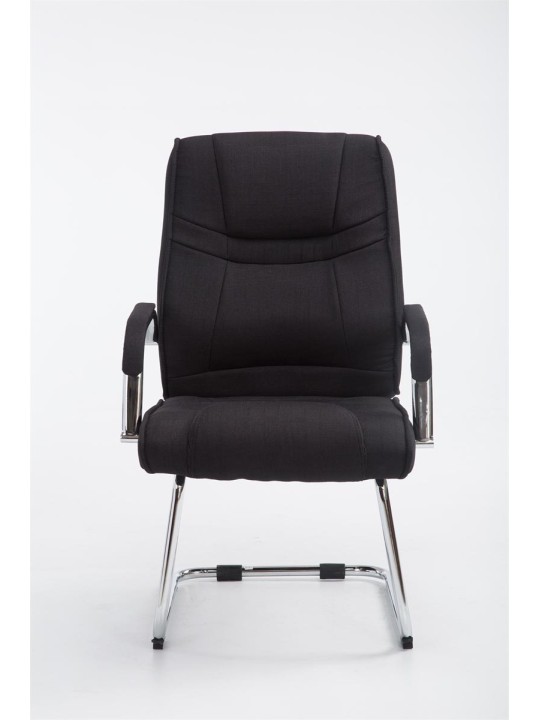 Vierailijatuoli Attila kangasta, musta