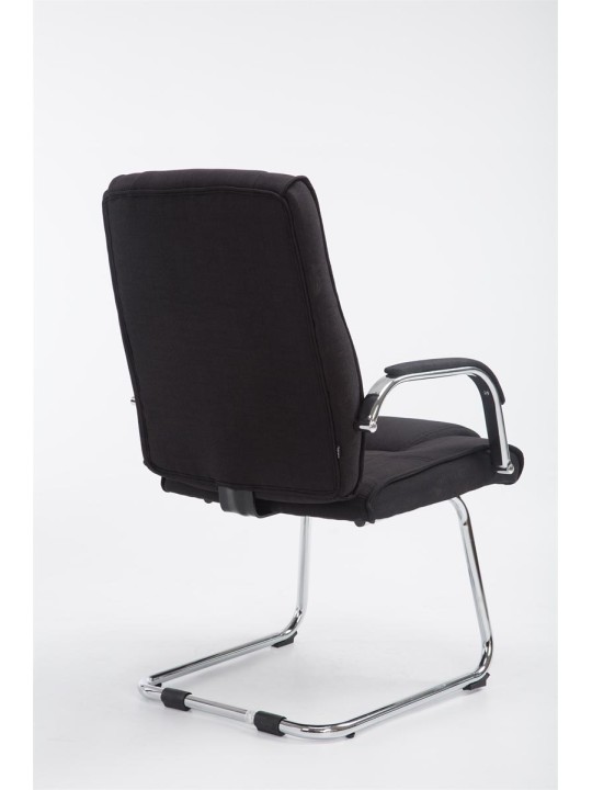 Vierailijatuoli Attila kangasta, musta