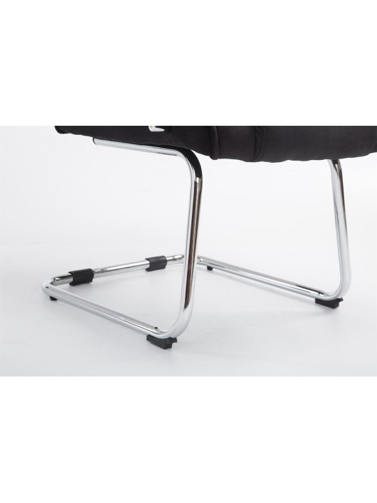 Vierailijatuoli Attila kangasta, musta