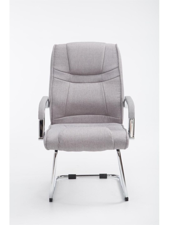 Vierailijatuoli Attila kangasta, harmaa