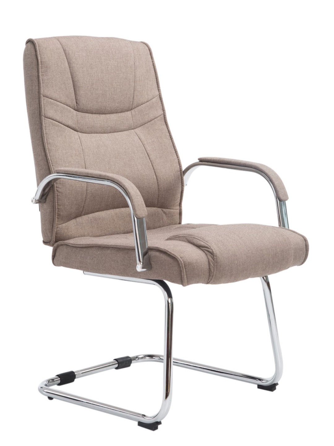 Vierailijatuoli Attila kangasta, taupe