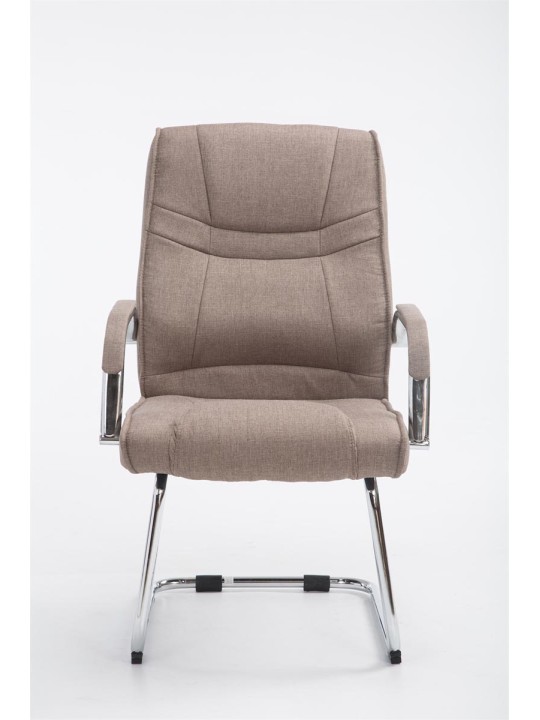 Vierailijatuoli Attila kangasta, taupe