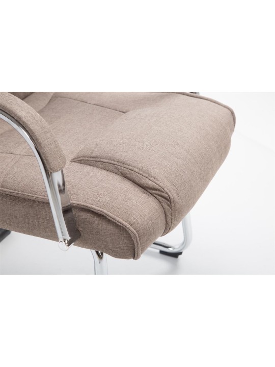 Vierailijatuoli Attila kangasta, taupe