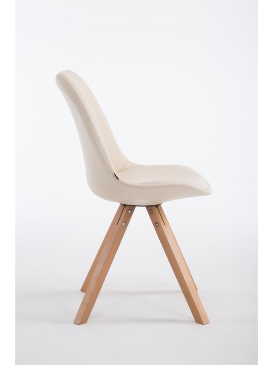 Laval Natura Squaren vierailijatuoli, kermanvärinen