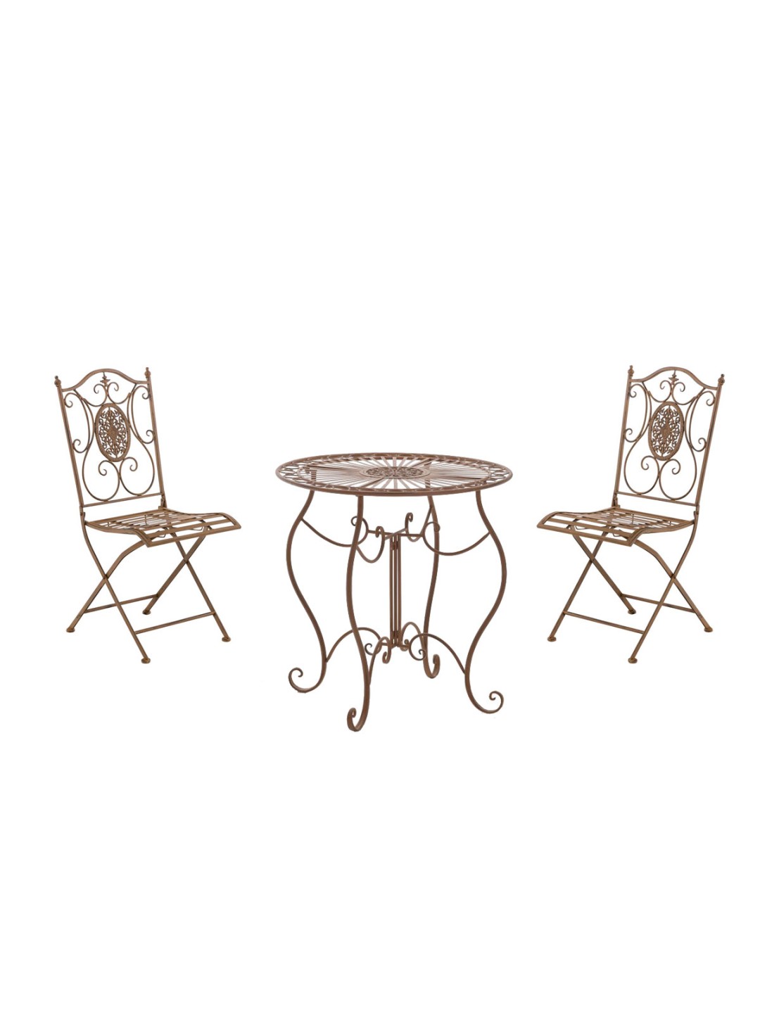 Aldeano-istuinryhmä, antiikkiruskea