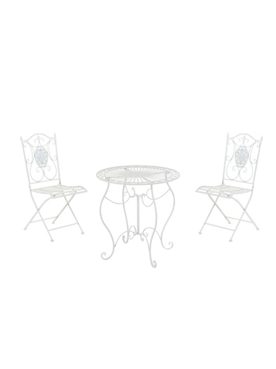 Aldeano-istuinryhmä, valkoinen