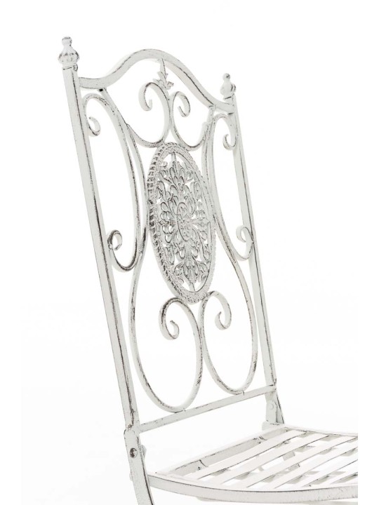 Aldeano-istuinryhmä, antiikkivalkoinen