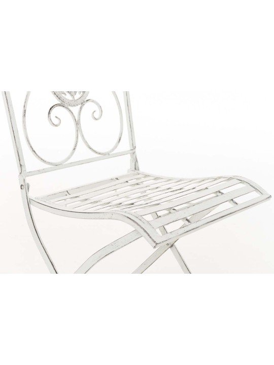 Aldeano-istuinryhmä, antiikkivalkoinen