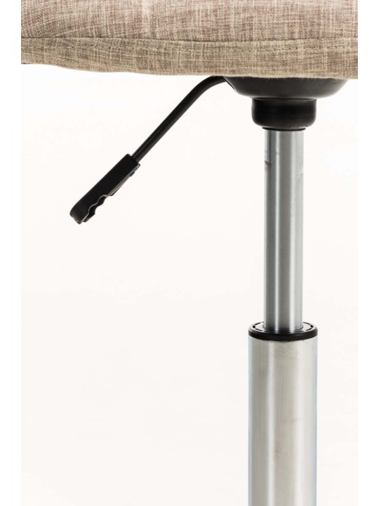 Työtuoli Emil kangasta, kermanvärinen