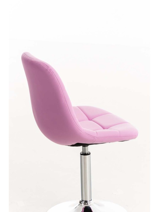 Tuoli Emil keinonahkaa, pinkki