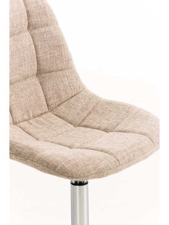 Tuoli Emil kangasta, kermanvärinen