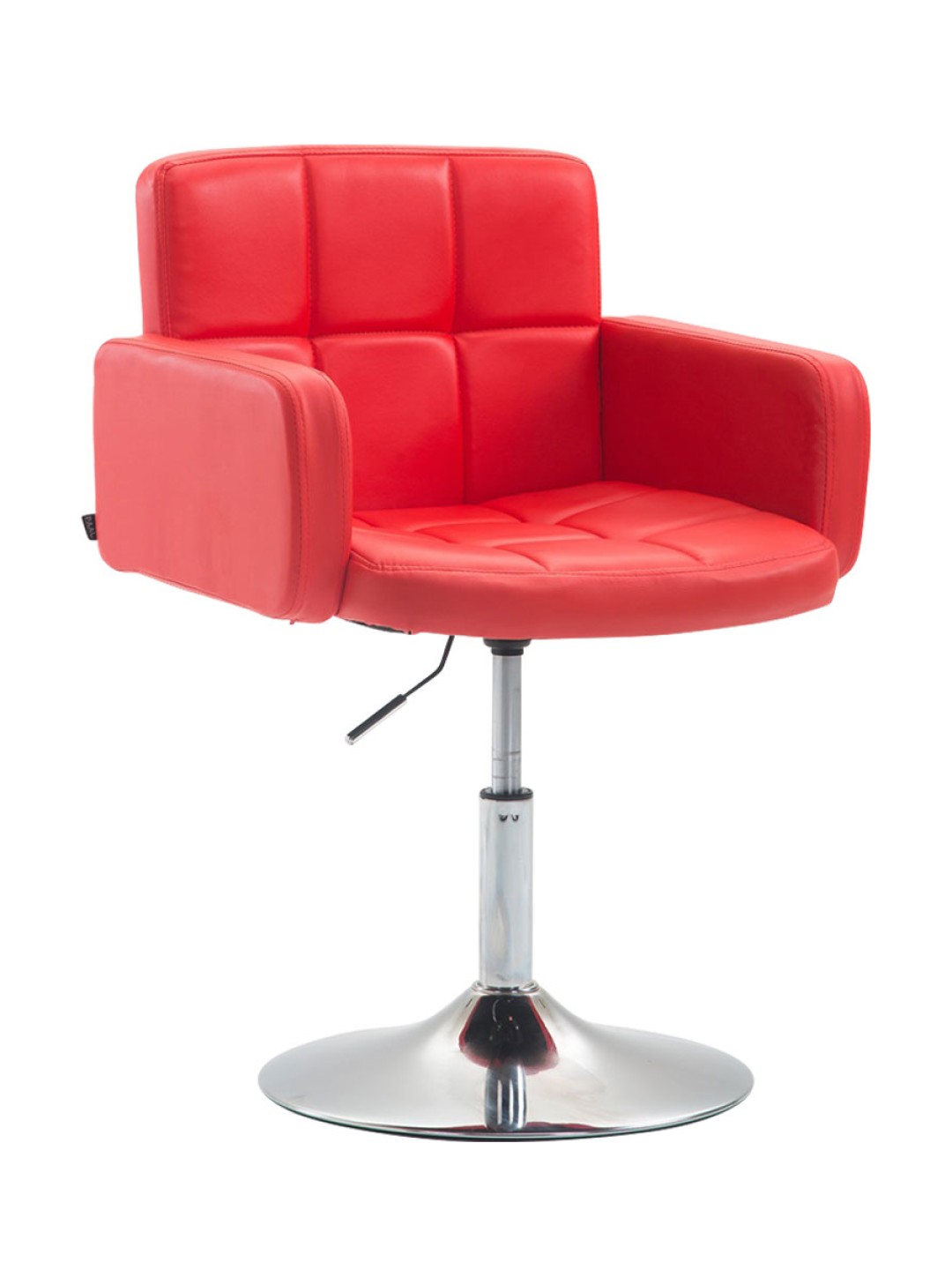 Lounger Los Angeles keinonahkaa, punainen