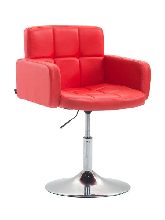 Lounger Los Angeles keinonahkaa, punainen