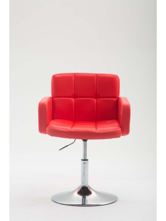 Lounger Los Angeles keinonahkaa, punainen