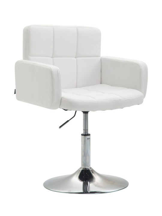 Lounger Los Angeles keinonahkaa, valkoinen