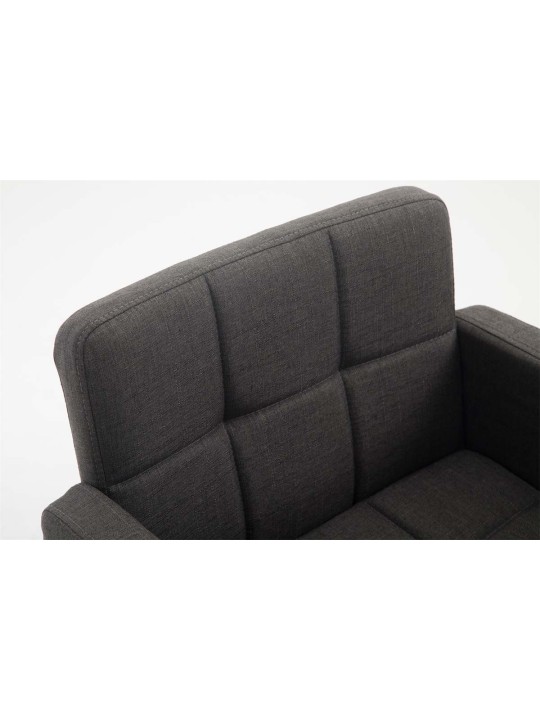 Lounger Los Angeles kangas, tummanharmaa