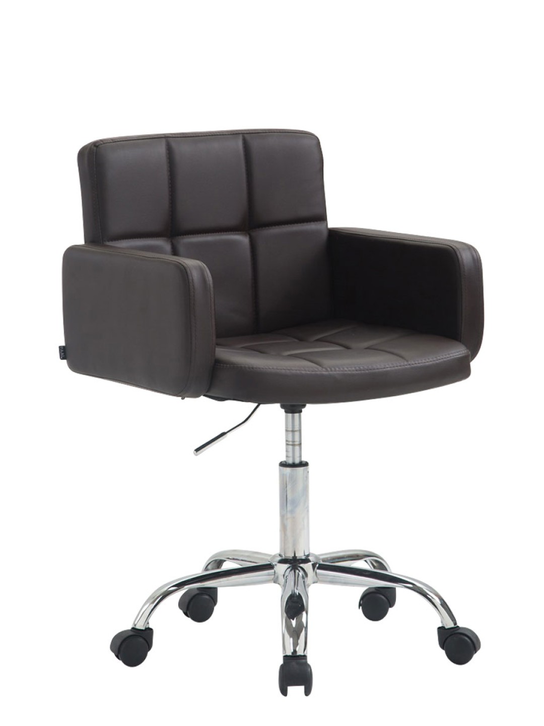 Työjakkara Los Angeles keinonahkaa, ruskea