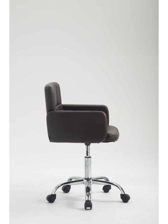 Työjakkara Los Angeles keinonahkaa, ruskea