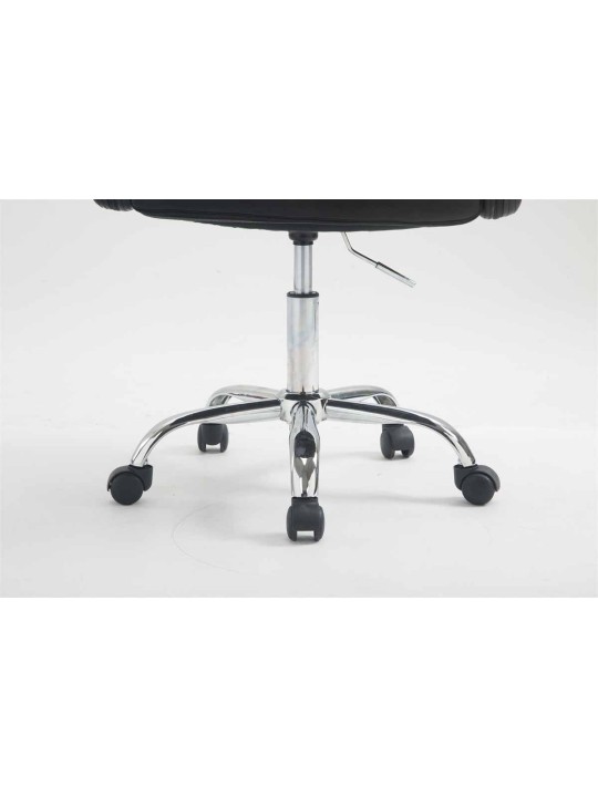 Työjakkara Los Angeles keinonahkaa, musta