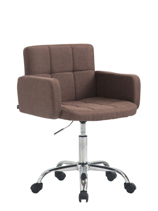 Työjakkara Los Angeles kangas, ruskea