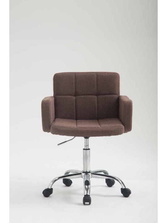 Työjakkara Los Angeles kangas, ruskea