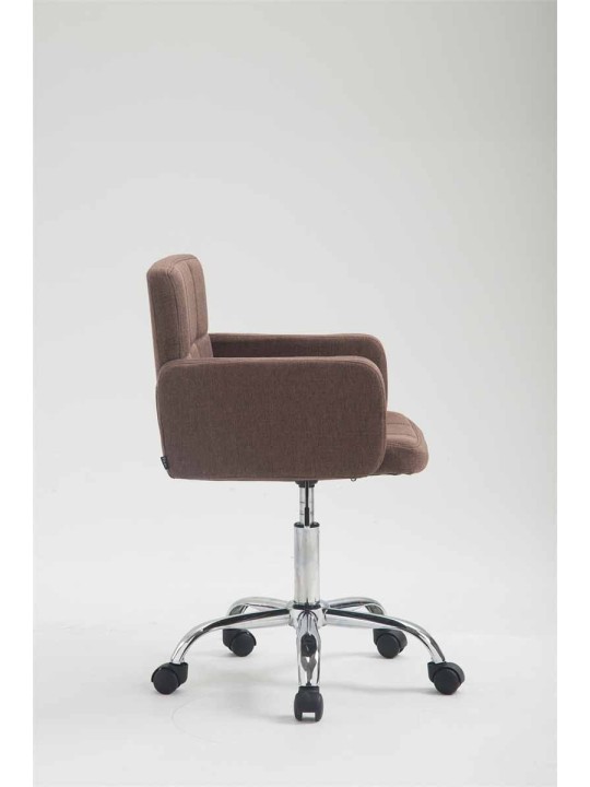 Työjakkara Los Angeles kangas, ruskea