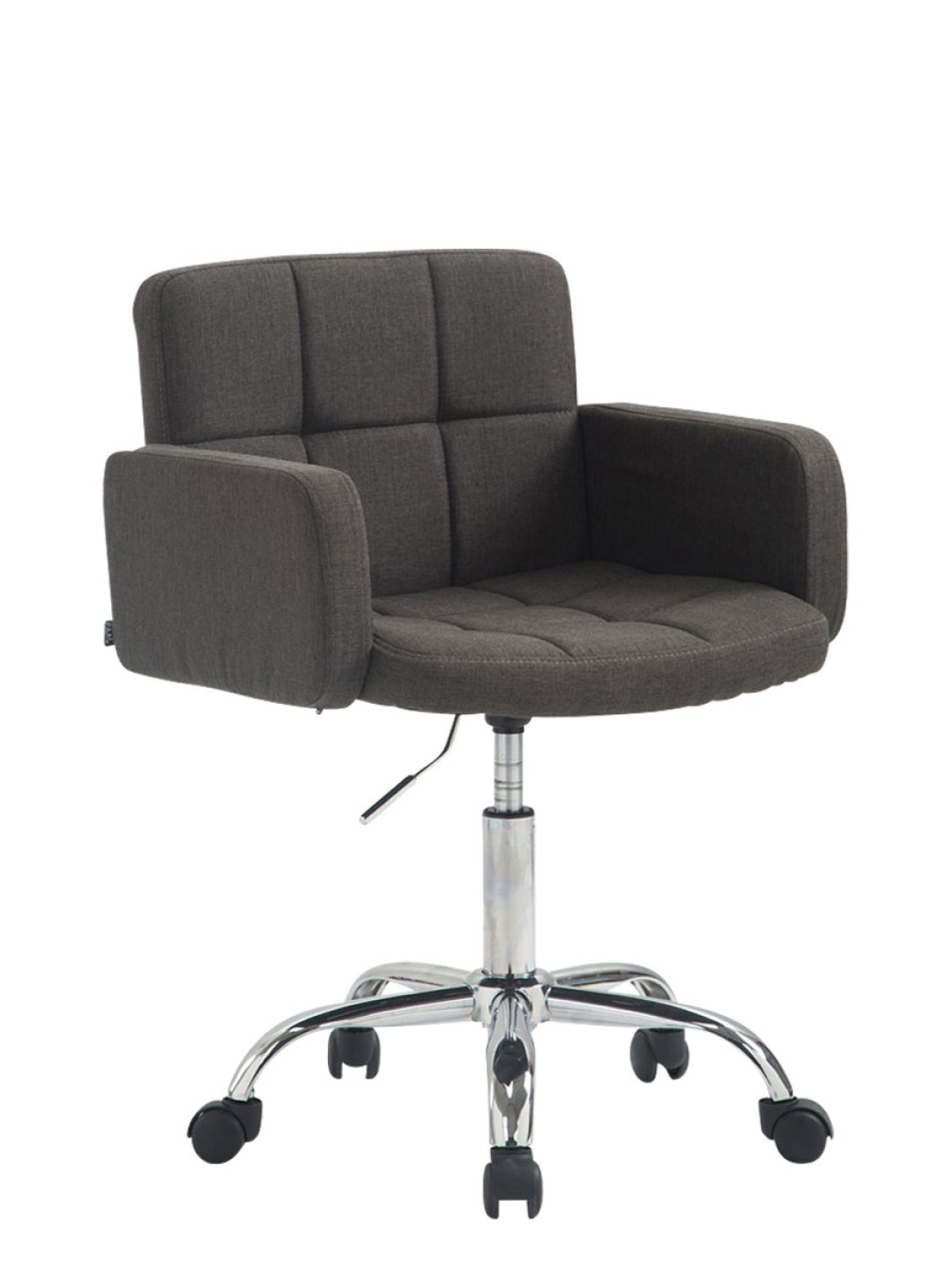 Työjakkara Los Angeles kangas, tummanharmaa