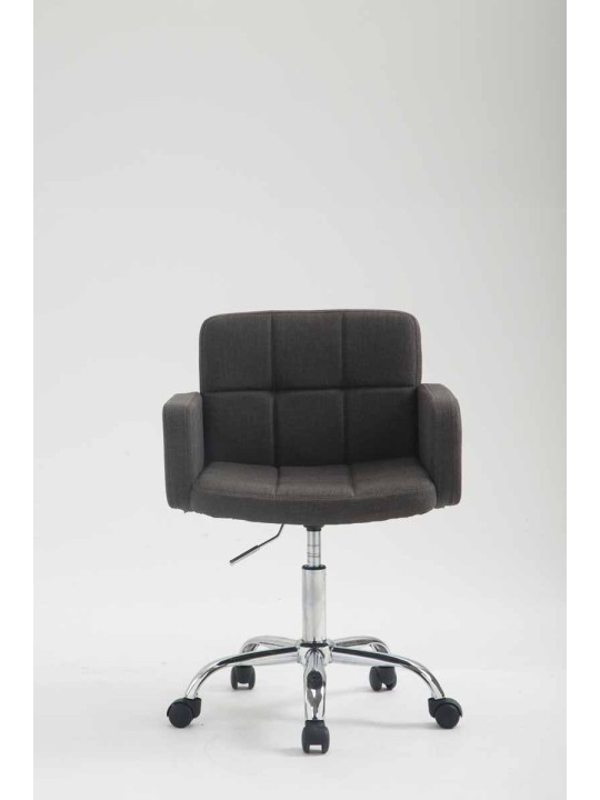 Työjakkara Los Angeles kangas, tummanharmaa