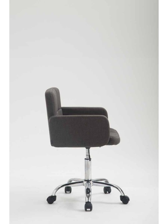 Työjakkara Los Angeles kangas, tummanharmaa