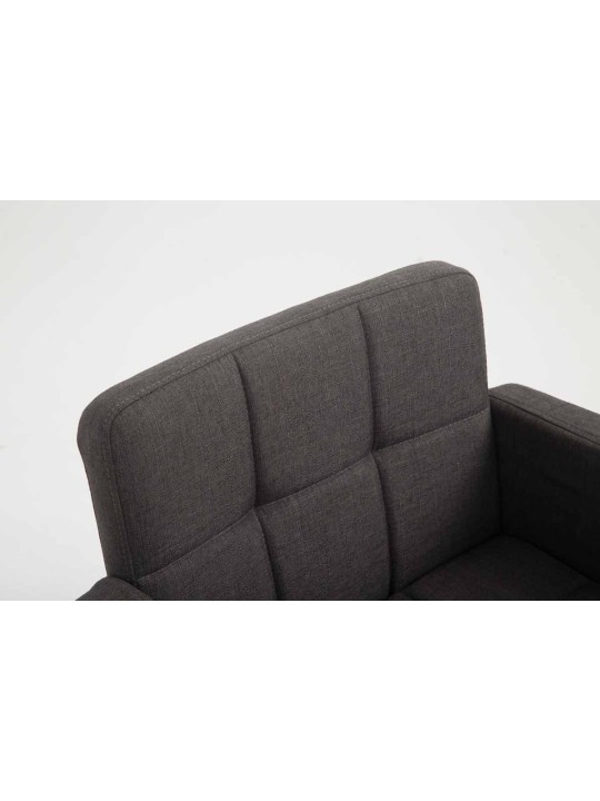 Työjakkara Los Angeles kangas, tummanharmaa