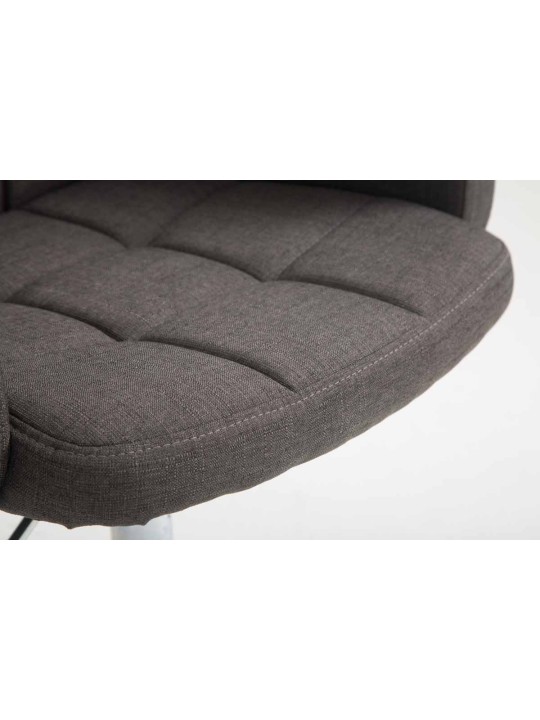 Työjakkara Los Angeles kangas, tummanharmaa