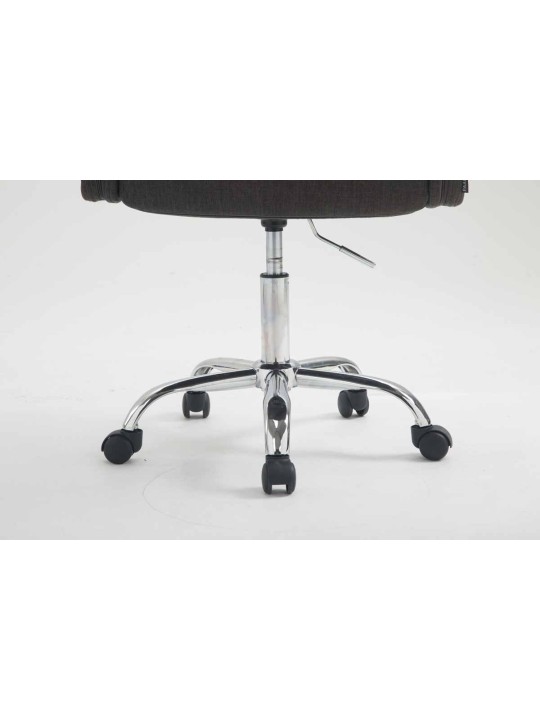 Työjakkara Los Angeles kangas, tummanharmaa