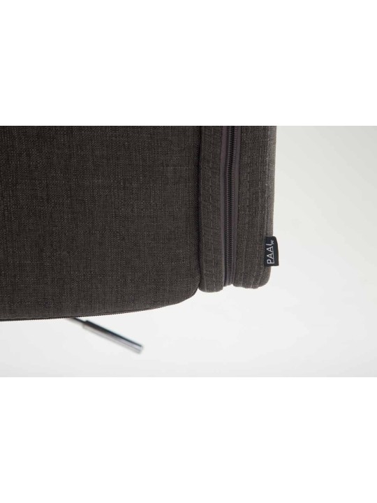 Työjakkara Los Angeles kangas, tummanharmaa