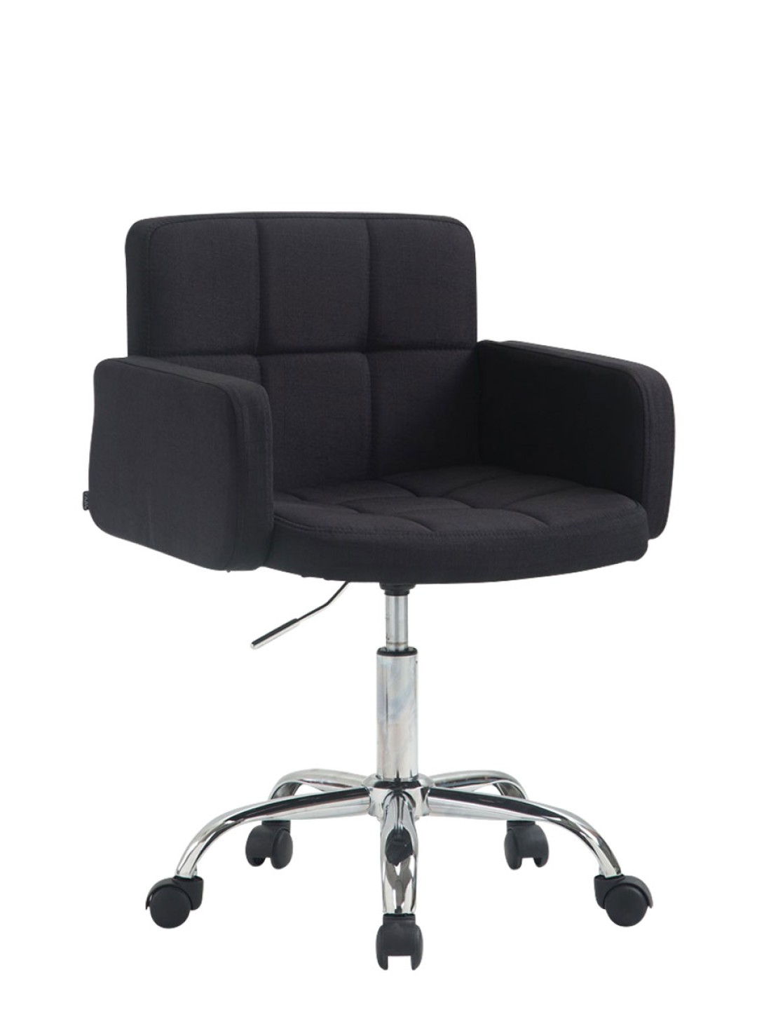 Työjakkara Los Angeles kangas, musta