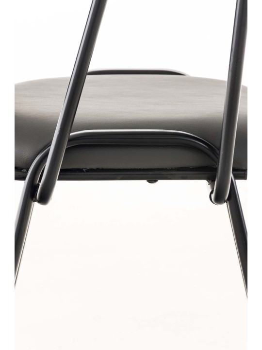 Ken-tuoli, jossa taittuva pöytä keinonahalla, harmaa