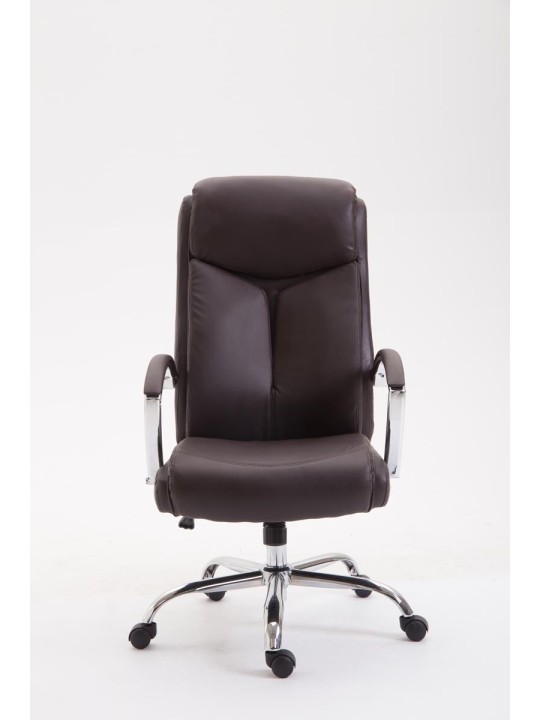 Työtuoli Vaud keinonahkaa, ruskea