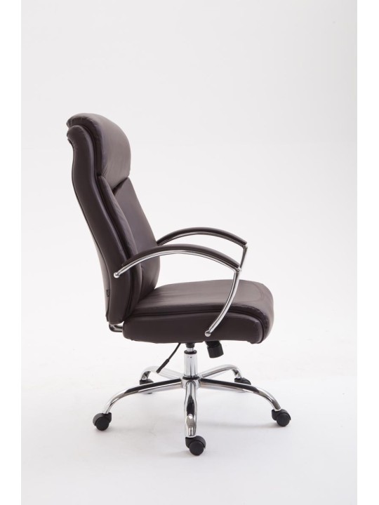 Työtuoli Vaud keinonahkaa, ruskea