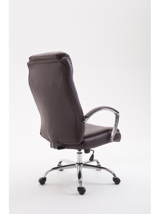 Työtuoli Vaud keinonahkaa, ruskea