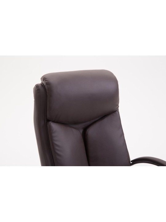 Työtuoli Vaud keinonahkaa, ruskea