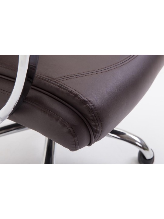 Työtuoli Vaud keinonahkaa, ruskea