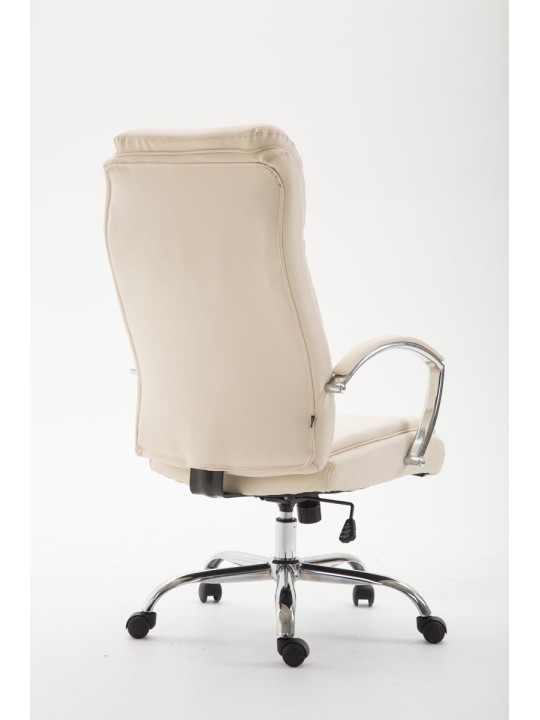 Työtuoli Vaud keinonahkaa, kermanvärinen Työtuoli Vaud keinonahkaa, kermanvärinen