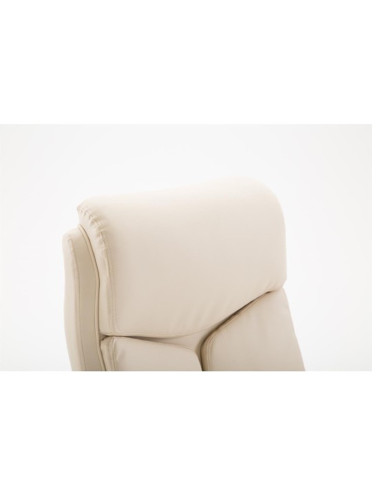 Työtuoli Vaud keinonahkaa, kermanvärinen Työtuoli Vaud keinonahkaa, kermanvärinen