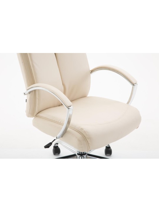 Työtuoli Vaud keinonahkaa, kermanvärinen Työtuoli Vaud keinonahkaa, kermanvärinen